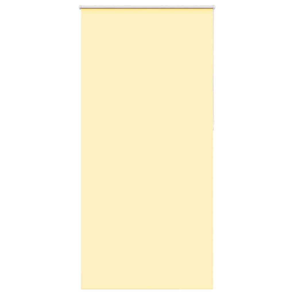 vidaXL Roller Blind Blackout Yellow 105x230 cm Fabric Width 100.7 cm Polyester