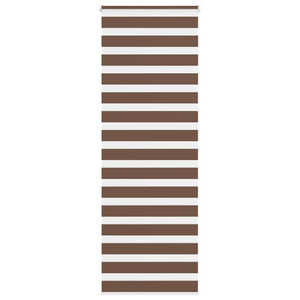 vidaXL Zebra Blind Brown 80x200 cm Fabric Width 75.9 cm Polyester