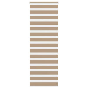 vidaXL Zebra Blind Sand Brown 70x200 cm Fabric Width 65.9 cm Polyester