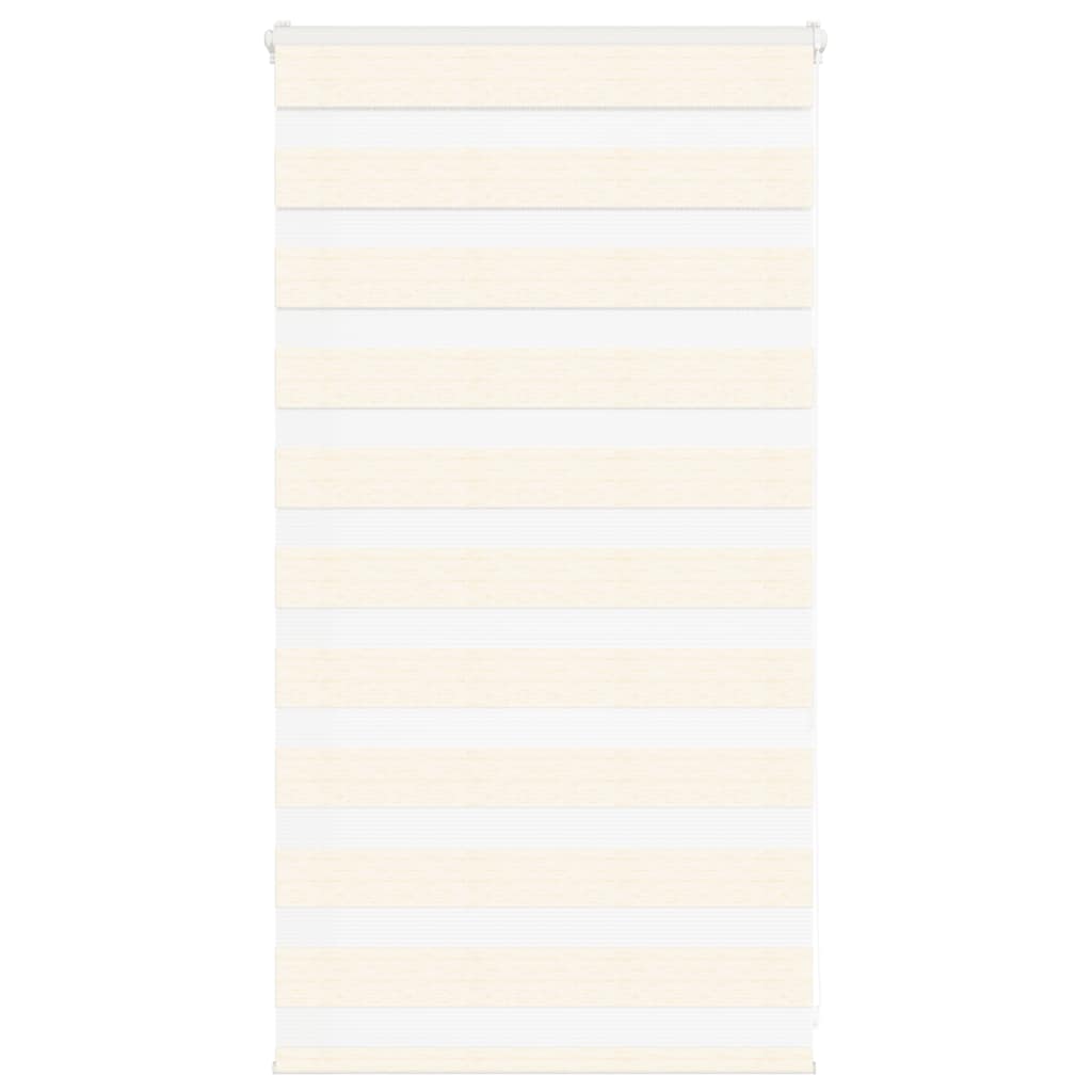 vidaXL Zebra Blind Marble Beige 75x100 cm Fabric Width 70.9 cm Polyester