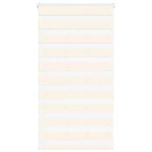 vidaXL Zebra Blind Marble Beige 80x100 cm Fabric Width 75.9 cm Polyester