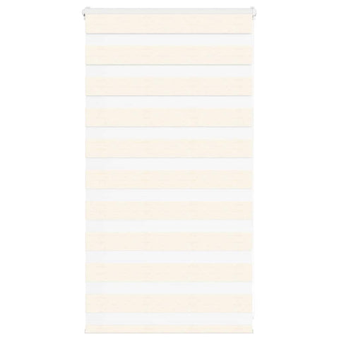 vidaXL Zebra Blind Marble Beige 80x100 cm Fabric Width 75.9 cm Polyester