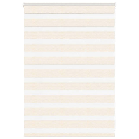 vidaXL Zebra Blind Marble Beige 95x100 cm Fabric Width 90.9 cm Polyester