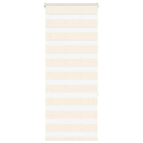 vidaXL Zebra Blind Marble Beige 65x150 cm Fabric Width 60.9 cm Polyester