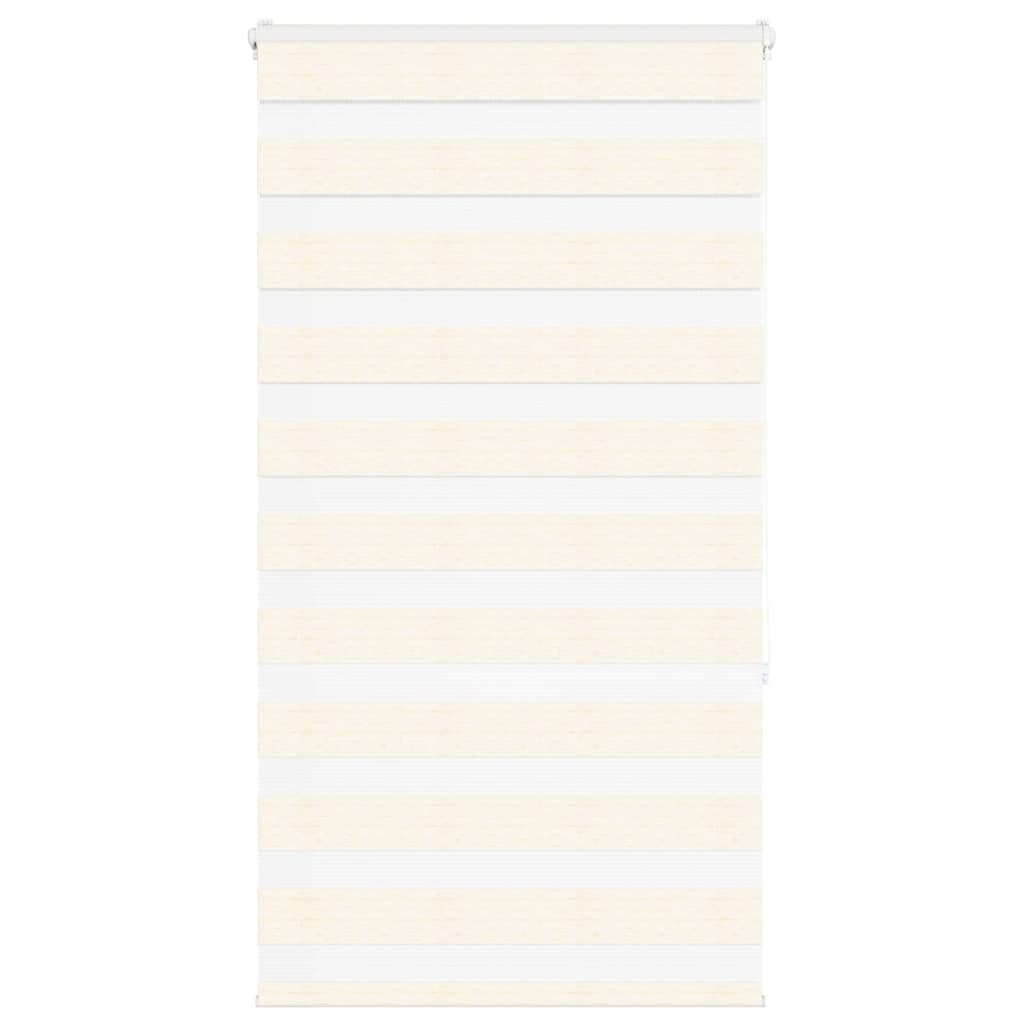 vidaXL Zebra Blind Marble Beige 80x150 cm Fabric Width 75.9 cm Polyester