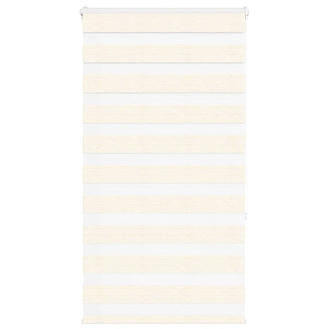 vidaXL Zebra Blind Marble Beige 80x150 cm Fabric Width 75.9 cm Polyester