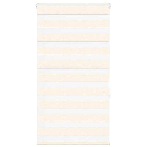 vidaXL Zebra Blind Marble Beige 85x150 cm Fabric Width 80.9 cm Polyester