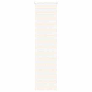 vidaXL Zebra Blind Marble Beige 55x200 cm Fabric Width 50.9 cm Polyester