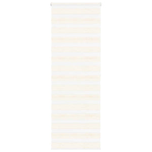 vidaXL Zebra Blind Marble Beige 70x200 cm Fabric Width 65.9 cm Polyester