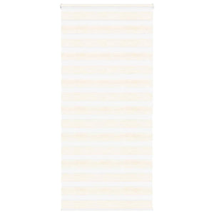 vidaXL Zebra Blind Marble Beige 105x200 cm Fabric Width 100.9 cm Polyester