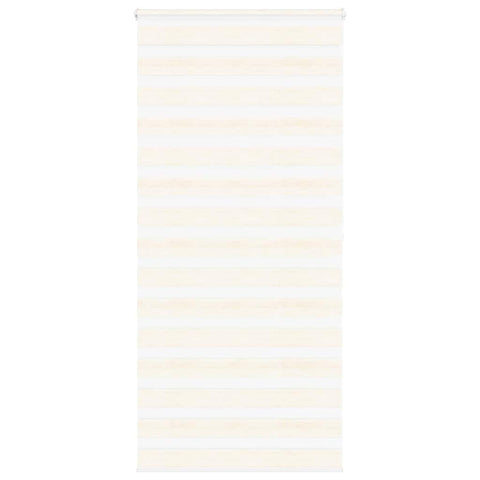 vidaXL Zebra Blind Marble Beige 105x200 cm Fabric Width 100.9 cm Polyester