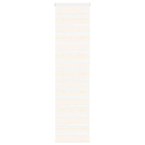 vidaXL Zebra Blind Marble Beige 55x230 cm Fabric Width 50.9 cm Polyester