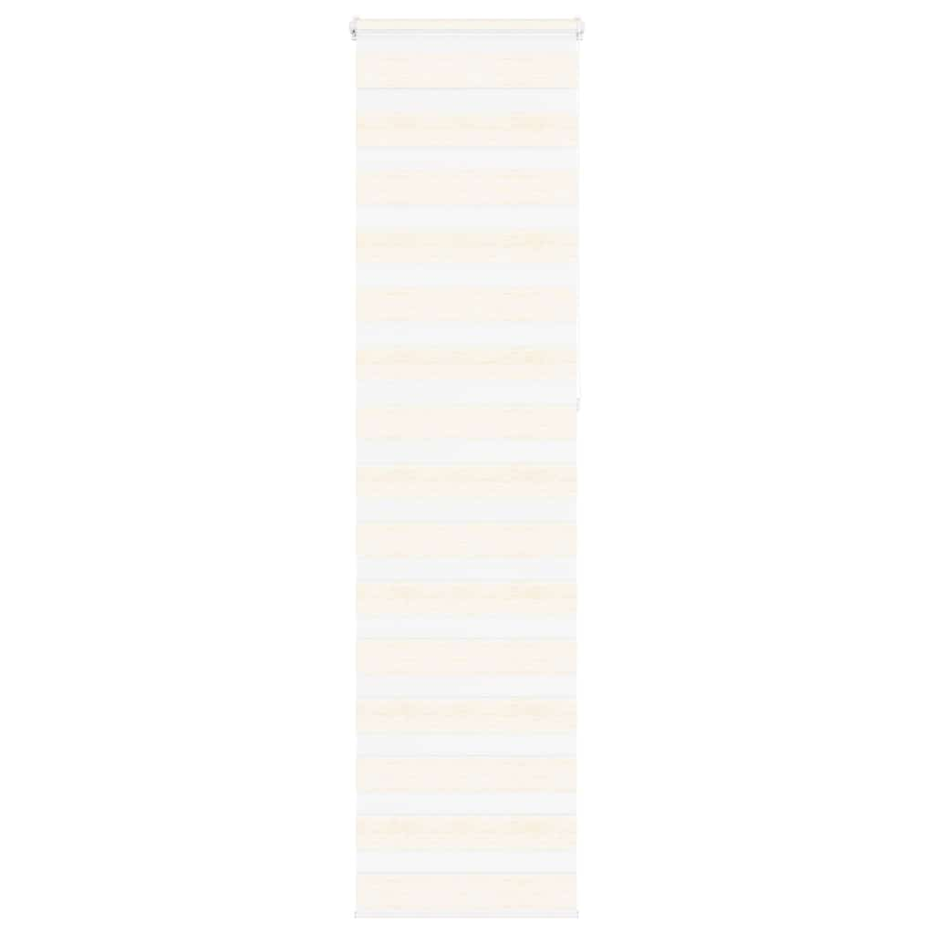 vidaXL Zebra Blind Marble Beige 60x230 cm Fabric Width 55.9 cm Polyester