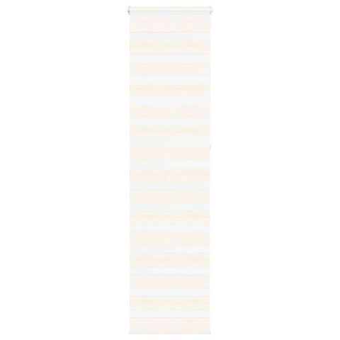 vidaXL Zebra Blind Marble Beige 60x230 cm Fabric Width 55.9 cm Polyester