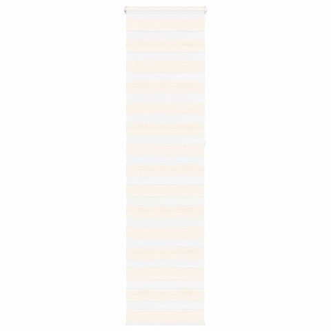 vidaXL Zebra Blind Marble Beige 65x230 cm Fabric Width 60.9 cm Polyester