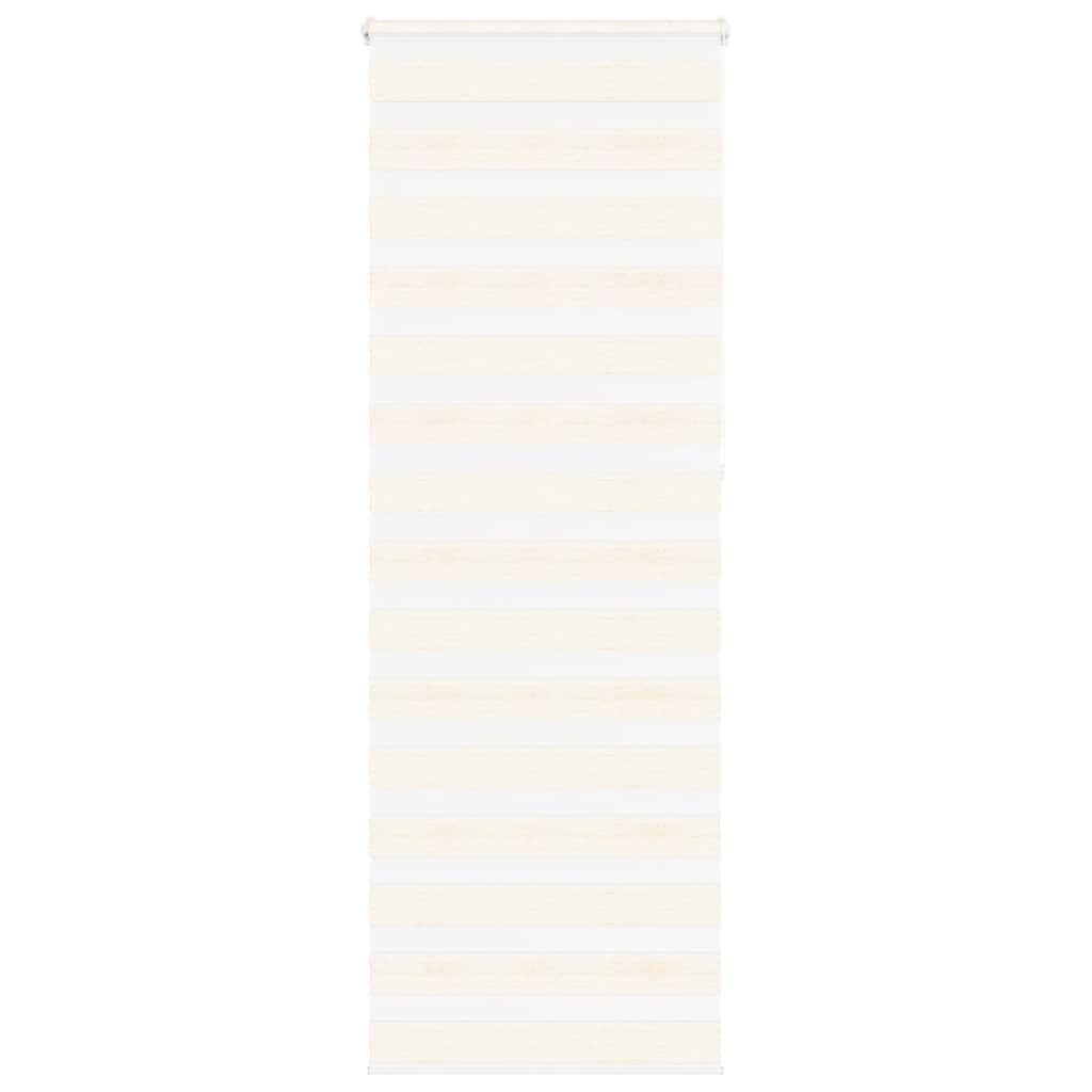 vidaXL Zebra Blind Marble Beige 75x230 cm Fabric Width 70.9 cm Polyester