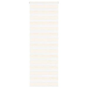 vidaXL Zebra Blind Marble Beige 75x230 cm Fabric Width 70.9 cm Polyester