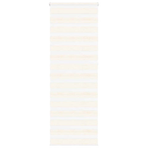 vidaXL Zebra Blind Marble Beige 75x230 cm Fabric Width 70.9 cm Polyester