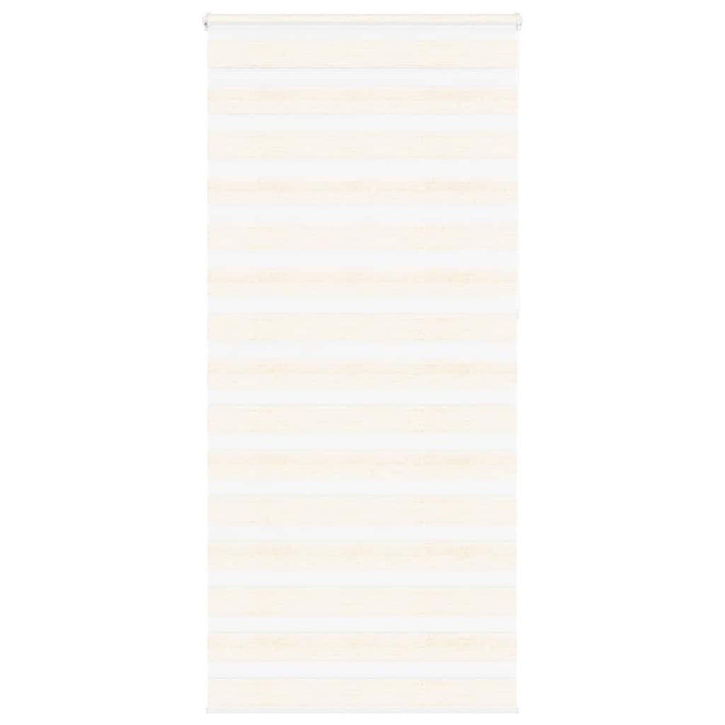 vidaXL Zebra Blind Marble Beige 100x230 cm Fabric Width 95.9 cm Polyester