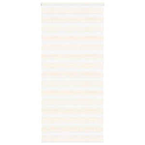 vidaXL Zebra Blind Marble Beige 100x230 cm Fabric Width 95.9 cm Polyester