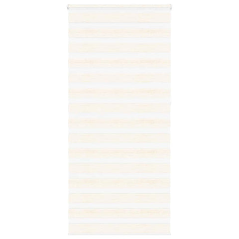 vidaXL Zebra Blind Marble Beige 100x230 cm Fabric Width 95.9 cm Polyester