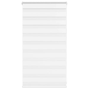 vidaXL Zebra Blind White 70x100 cm Fabric Width 65.9 cm Polyester