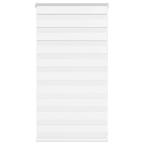 vidaXL Zebra Blind White 70x100 cm Fabric Width 65.9 cm Polyester