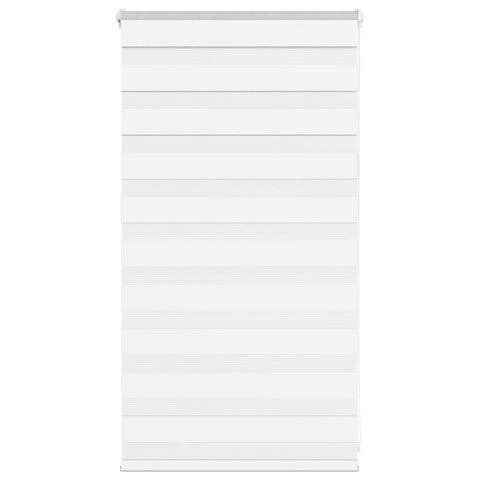 vidaXL Zebra Blind White 75x100 cm Fabric Width 70.9 cm Polyester