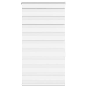 vidaXL Zebra Blind White 70x150 cm Fabric Width 65.9 cm Polyester