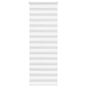 vidaXL Zebra Blind White 70x200 cm Fabric Width 65.9 cm Polyester