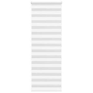 vidaXL Zebra Blind White 75x200 cm Fabric Width 70.9 cm Polyester