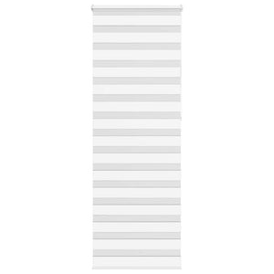 vidaXL Zebra Blind White 70x230 cm Fabric Width 65.9 cm Polyester