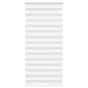 vidaXL Zebra Blind White 100x230 cm Fabric Width 95.9 cm Polyester