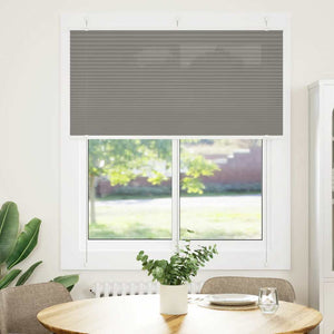 vidaXL Pleated Blind Anthracite 115x100 cm Fabric Width 114.4 cm Polyester