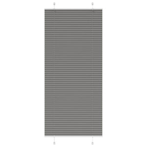 vidaXL Pleated Blind Anthracite 95x200 cm Fabric Width 94.4 cm Polyester