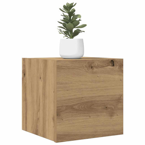 vidaXL Wall Mounted TV Cabinet Artisan Oak 30.5x30x30 cm