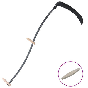 vidaXL Scythe with Grinding Stone 145 cm