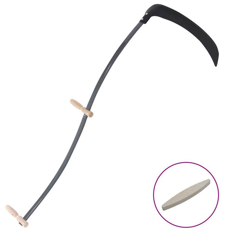 vidaXL Scythe with Grinding Stone 145 cm