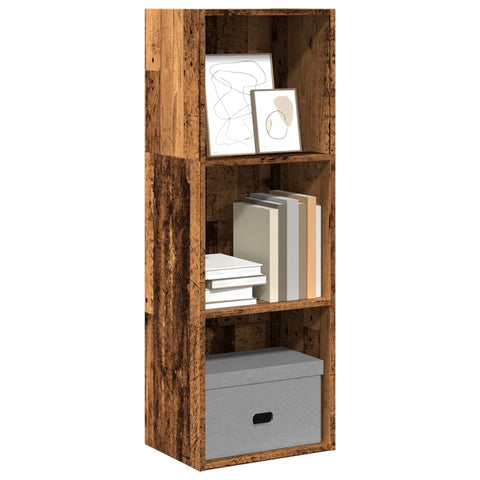 vidaXL Bookcase Old Wood 40x30x114 cm Engineered Wood