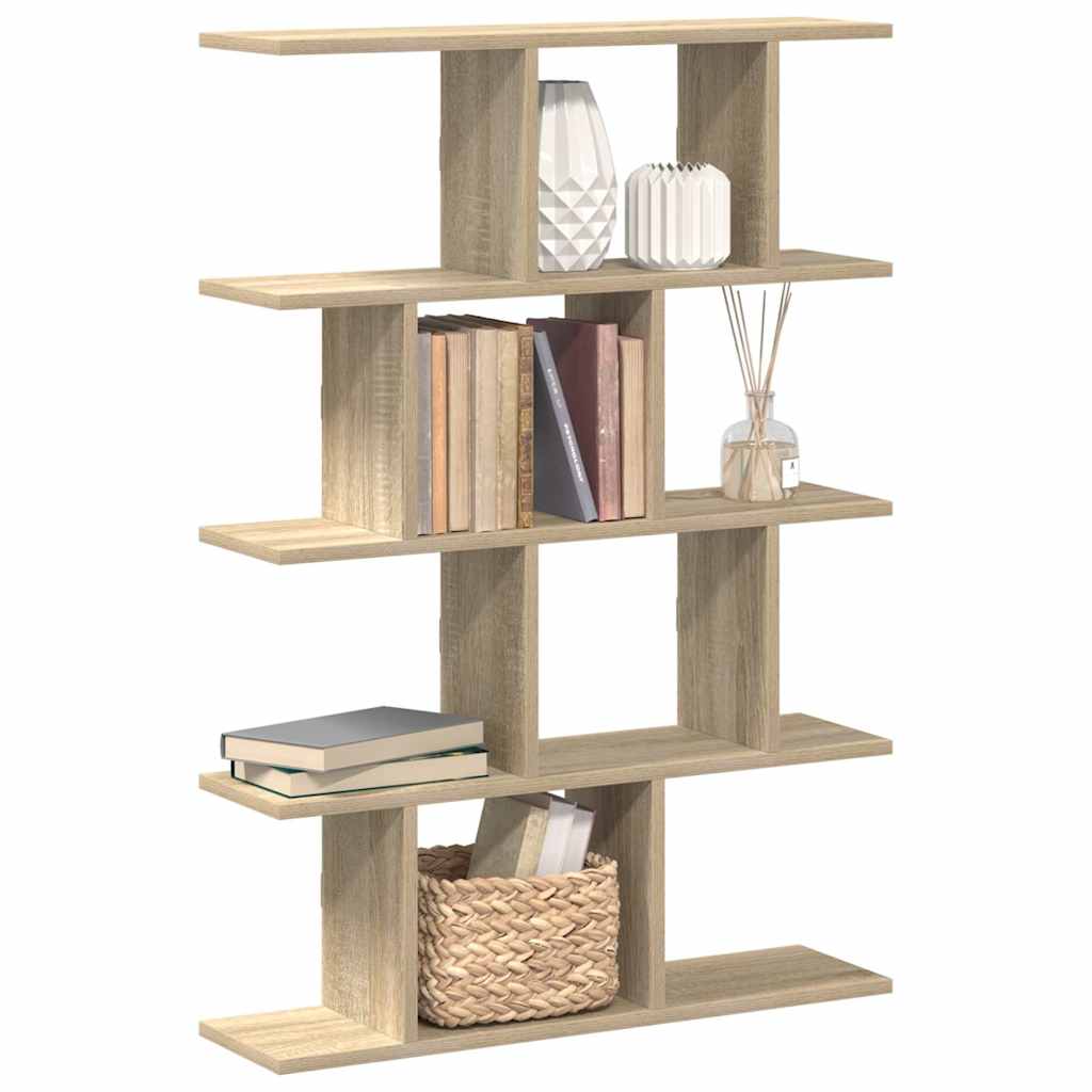 vidaXL Wall Cube Shelf 12 Compartments Sonoma Oak Engineered Wood