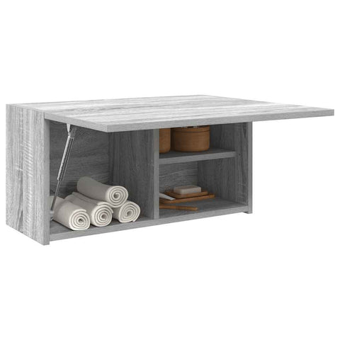 vidaXL Bathroom Wall Cabinet Grey Sonoma 60x25x30 cm Engineered Wood