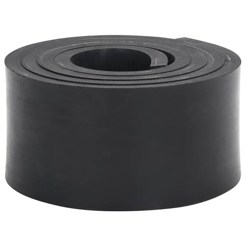 vidaXL Rubber Edge for Snow Plow Black 200x10x1 cm