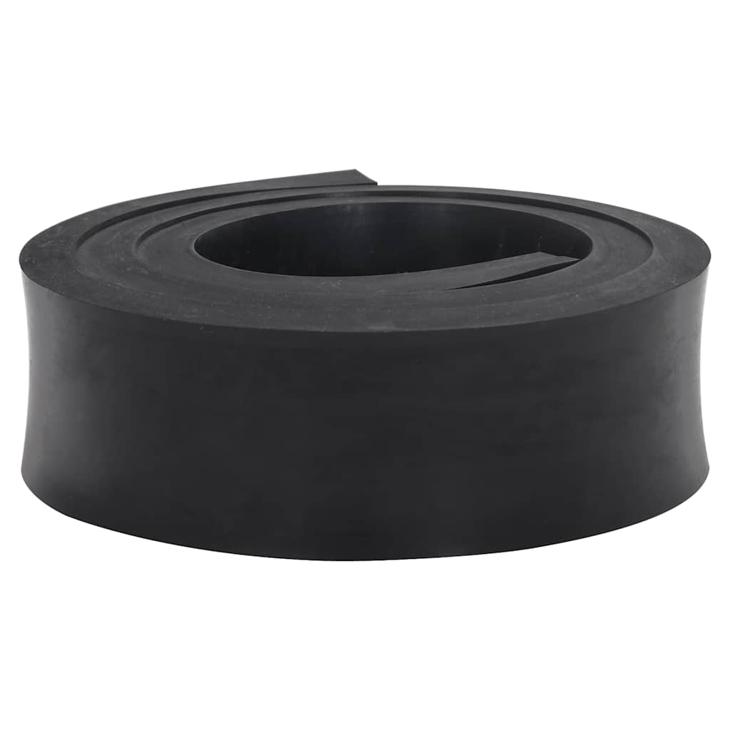 vidaXL Rubber Edge for Snow Plow Black 150x8x2 cm