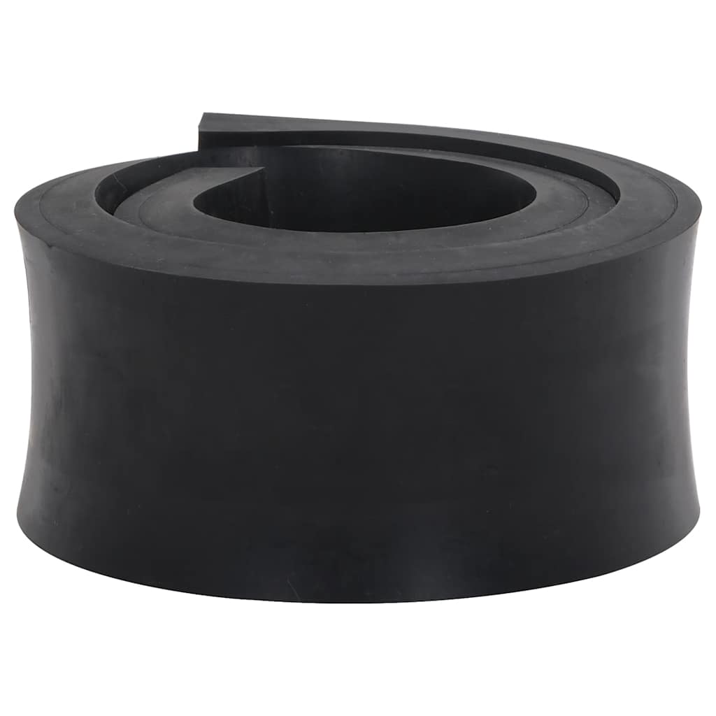 vidaXL Rubber Edge for Snow Plow Black 100x10x2 cm