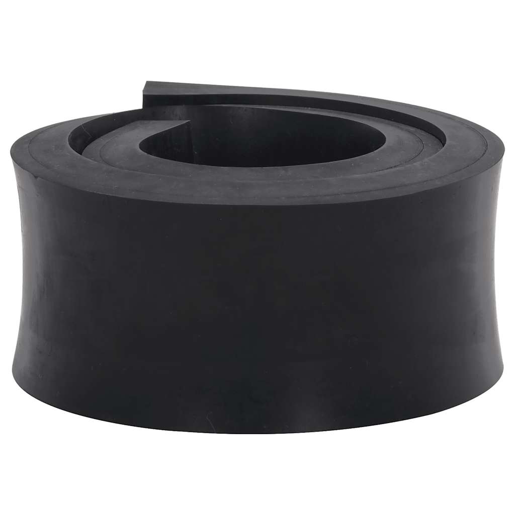 vidaXL Rubber Edge for Snow Plow Black 120x10x2 cm