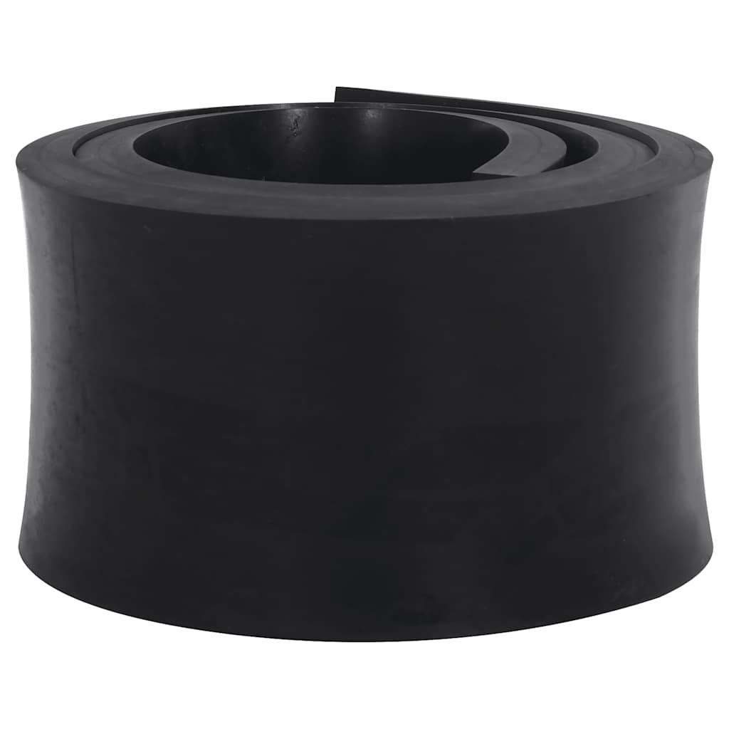 vidaXL Rubber Edge for Snow Plow Black 150x15x2 cm