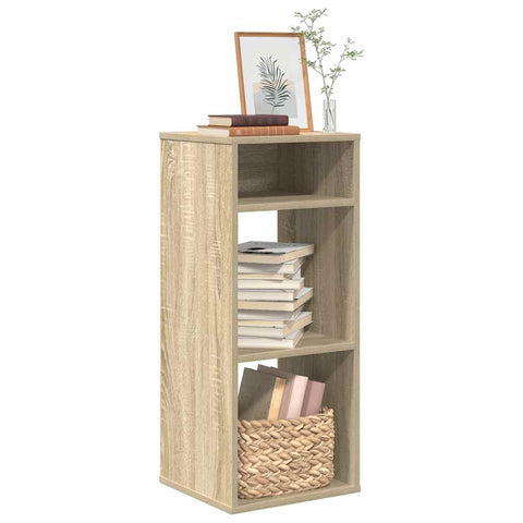 vidaXL Book Cabinet Sonoma Oak 34x31x80 cm Engineered Wood