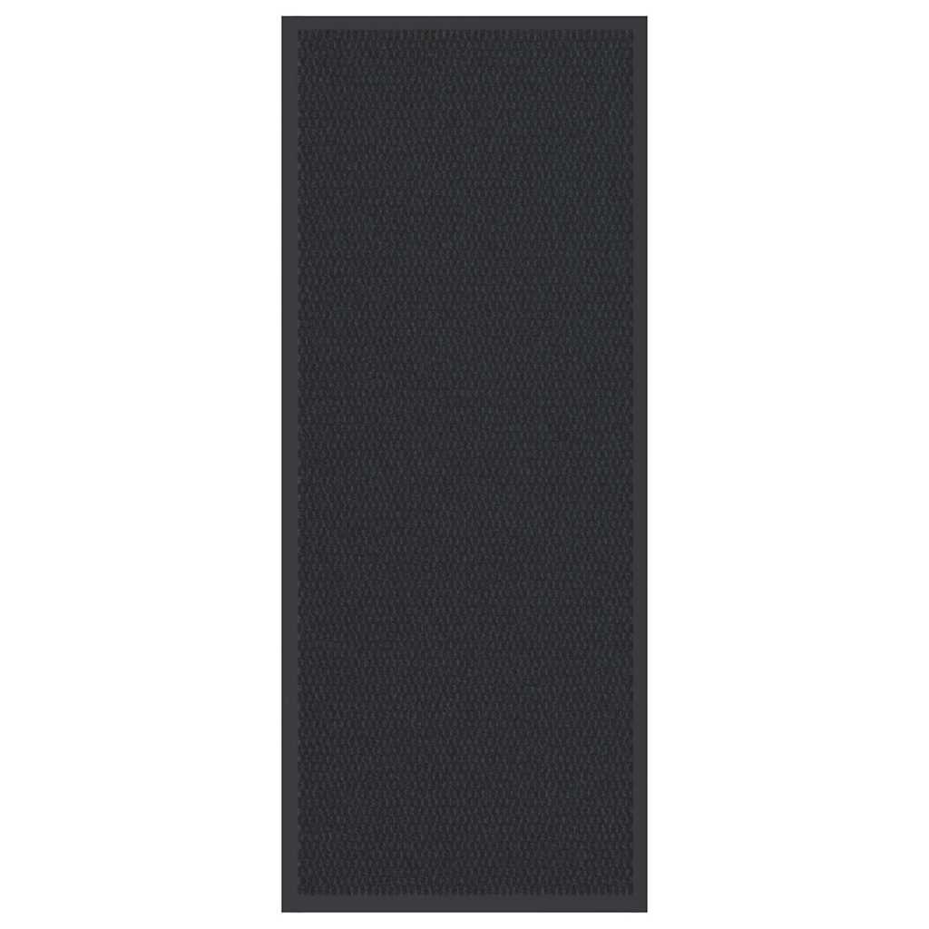 vidaXL Doormat Black 60x150 cm