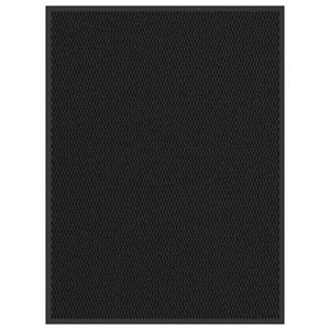 vidaXL Doormat Black 90x120 cm