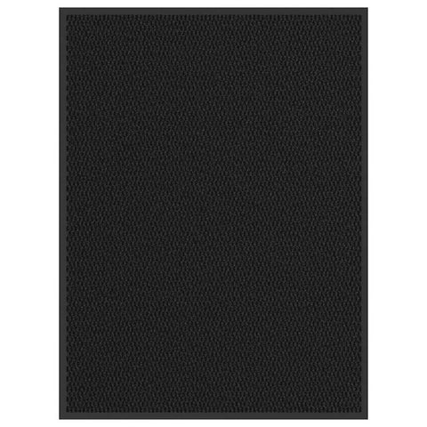 vidaXL Doormat Black 90x120 cm